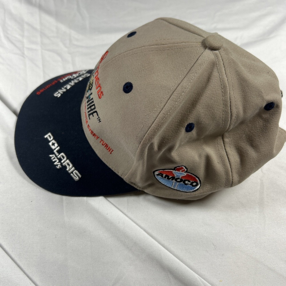 Siemens Polaris Amoco Oil Insta-Wire Embroidered Strap Back Hat Cap - Picture 2 of 6